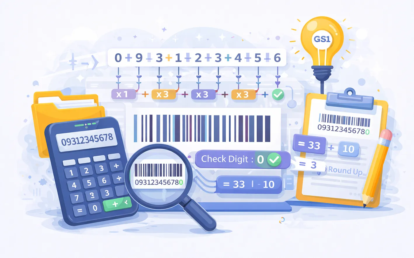 GS1 Check Digit Calculator Free | UPC, EAN, GTIN & SSCC | Loongprt